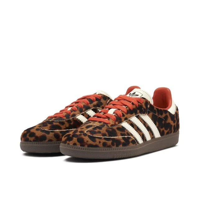 Drei Streifen SAMBA OG PRELOVED RED LEOPARD