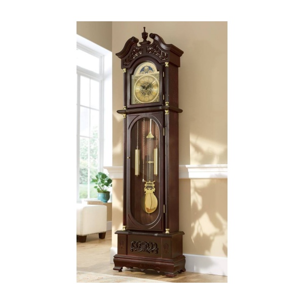 Westminster Grandfather Clock, Brown, Glass/Wood/Metal 706761