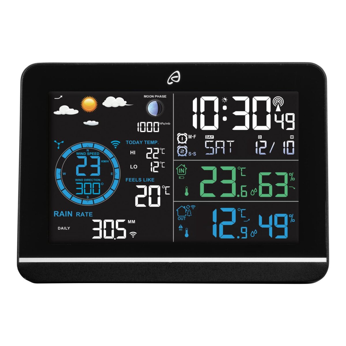 AURIOL® Wetterstation mit Multitool Wetterhahn - B-Ware gut