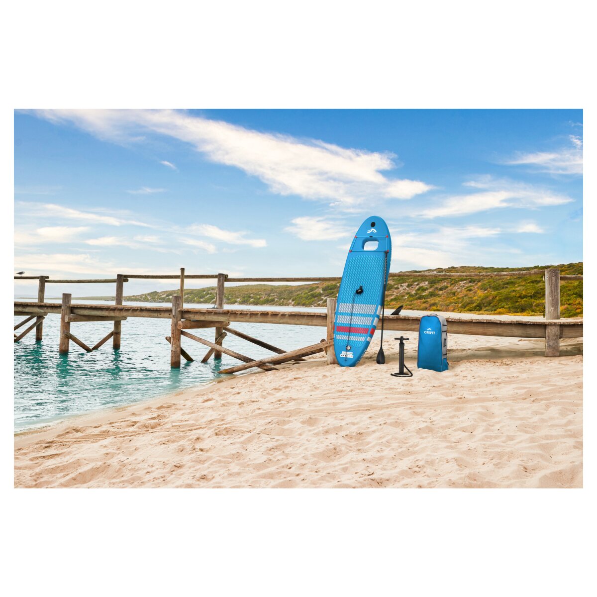 CRIVIT Allround-SUP Aquaview, aufblasbar - B-Ware neuwertig