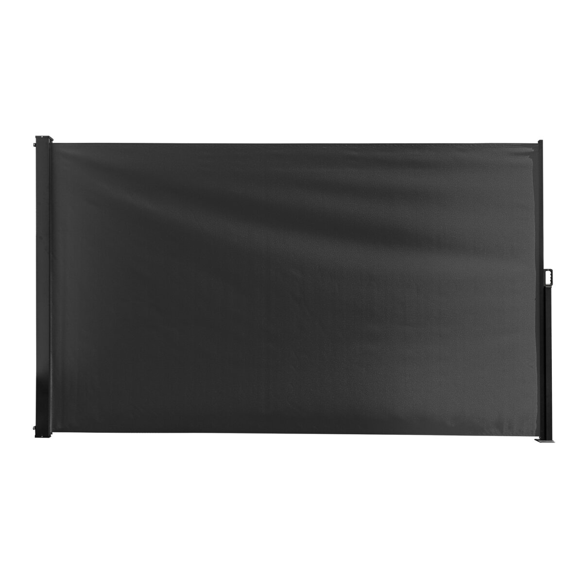 LIVARNO home Seitenmarkise, 350 x 200 cm, schwarz - B-Ware sehr gut