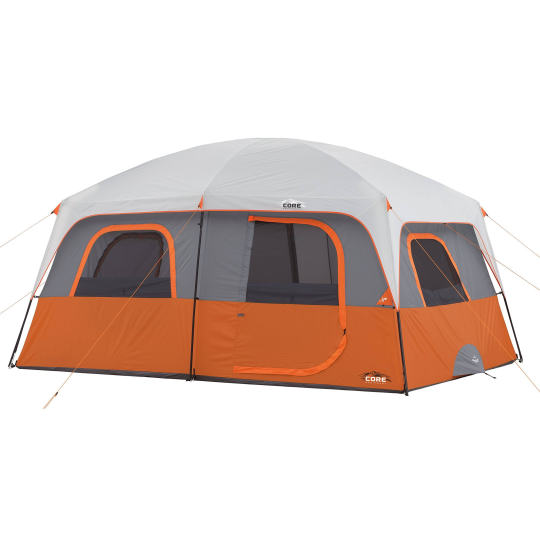 Core Equipment 10-Person Straight Wall Cabin Tent