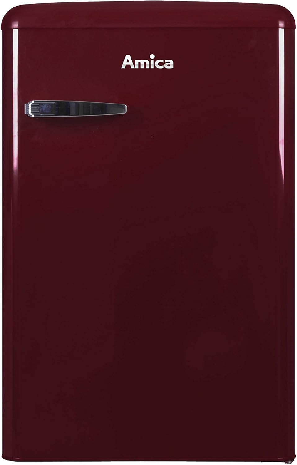 Amica KGC 15632 T Retro Kühl-/Gefrierkombination / Ice Blue (Türkis) / 144cm (H) x 55cm (B) x 62cm (T) / Retro-Design / Kühlschrank mit Gefrierfach