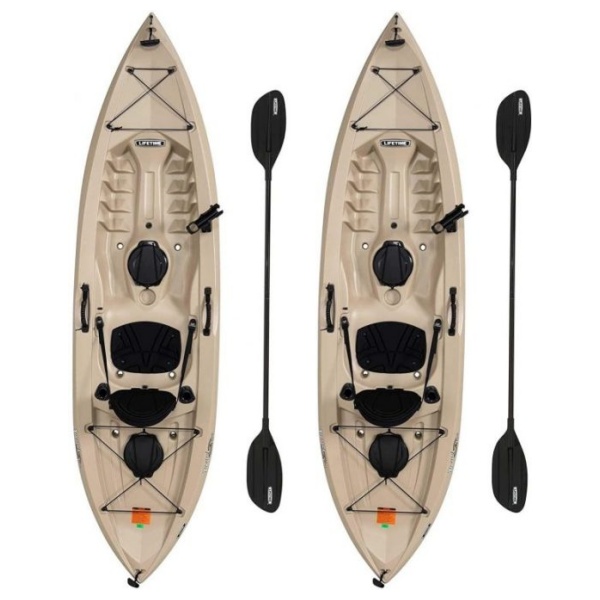 Lifetime 90806 Tamarack Angler 100 Fishing Kayak �C 2 Pack (Paddles Included)