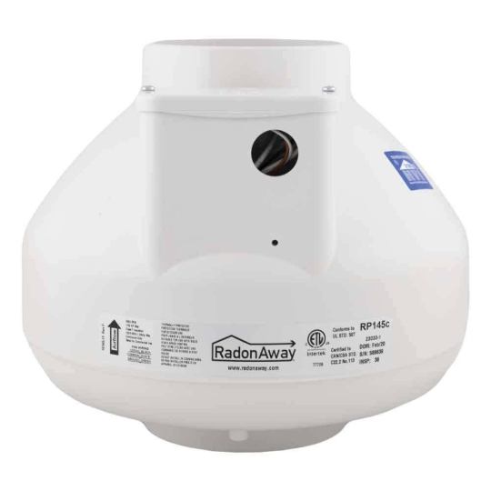 RadonAway Rp145 Radon Mitigation Fan