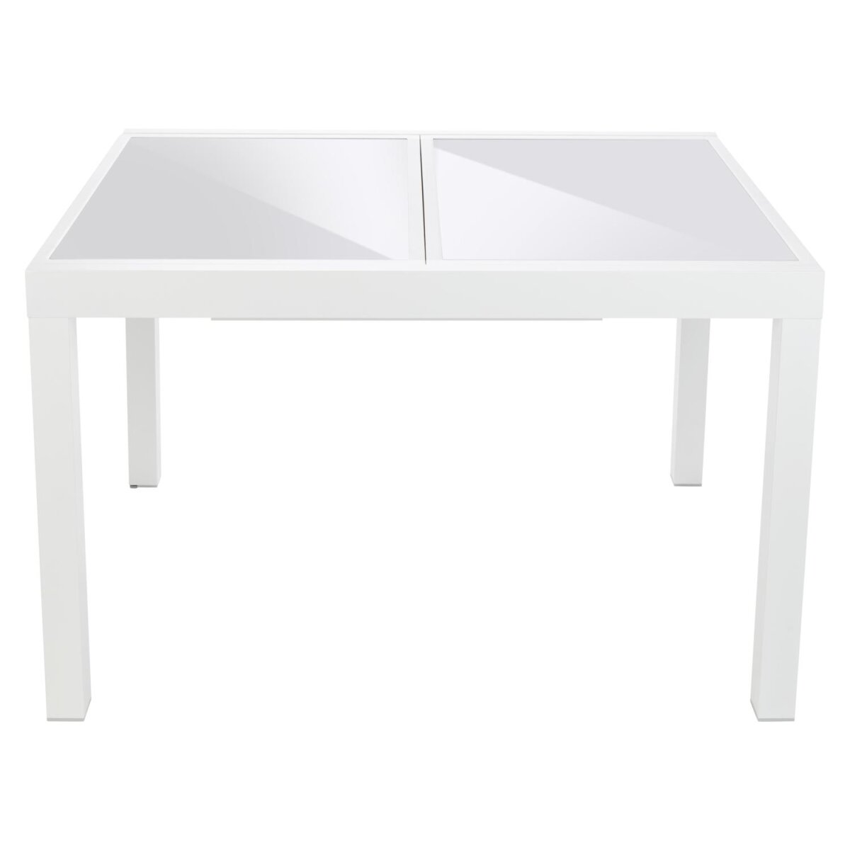 LIVARNO home Alu-Gartentisch »Houston«, ausziehbar, weiß/hellgrau - B-Ware sehr gut