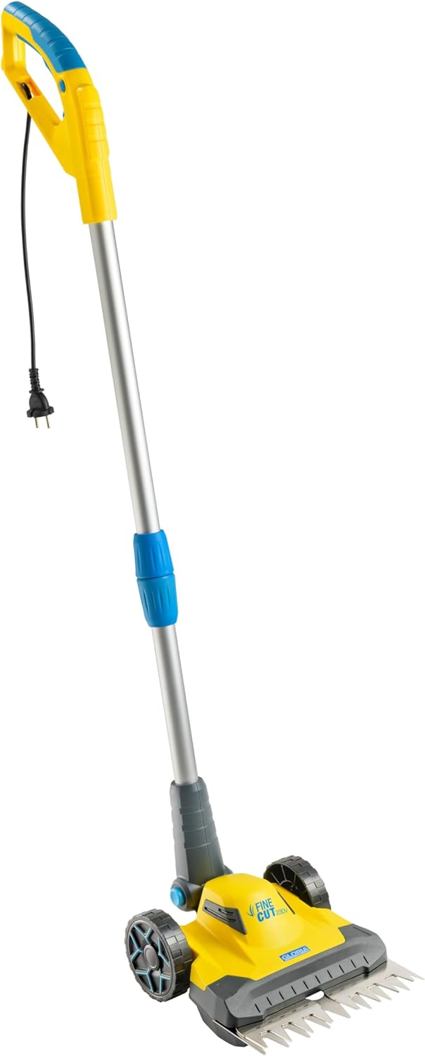 GLORIA Akku Rasen-und Kantenschneider FineCut 18V Set - Ergänzung für Mähroboter | Akku Rasenmäher/Rasentrimmer | 25 cm Schnittbreite | Einstellbarer Holmwinkel | inkl. 18V / 2.5 Ah POWER FOR ALL Akku