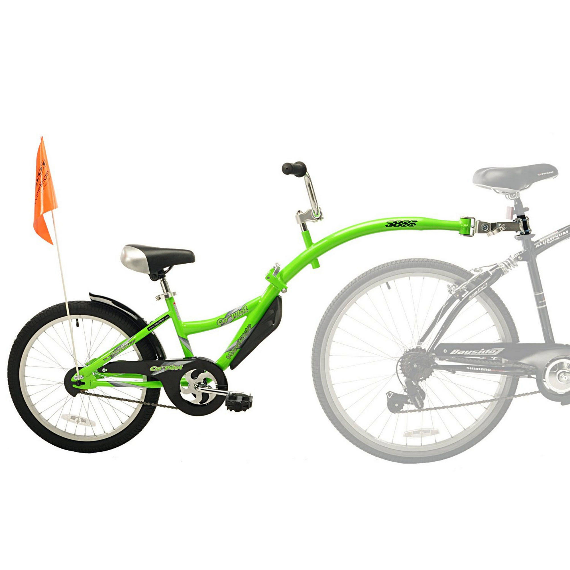 Weeride Co-Pilot Bike Trailer, Green