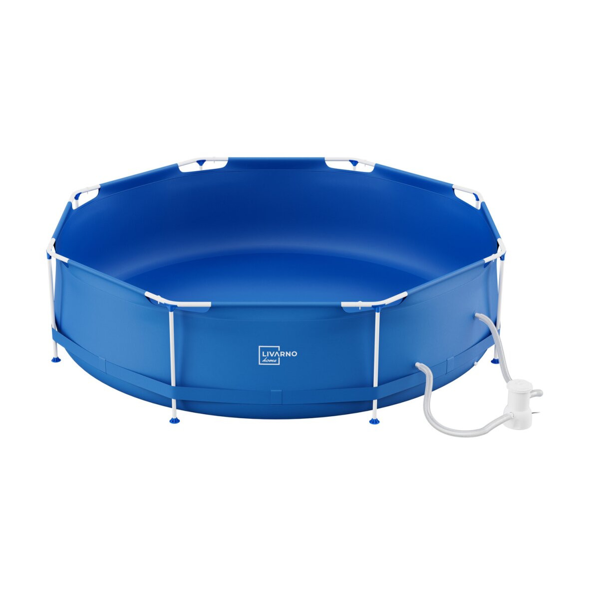 LIVARNO home Metal-Frame-Pool, Ø 300 x H 76 cm - B-Ware neuwertig