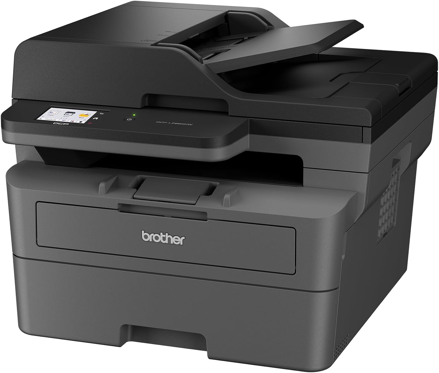 Brother DCP-L2665DW – 3-in-1-Multifunktionsgerät (Drucken/Scan/Kopieren) Laserdrucker Monochrom – WLAN & Ethernet – Automatischer Dokumentenzuzug für 50 Blatt – Druckgeschwindigkeit von 34 Seiten pro