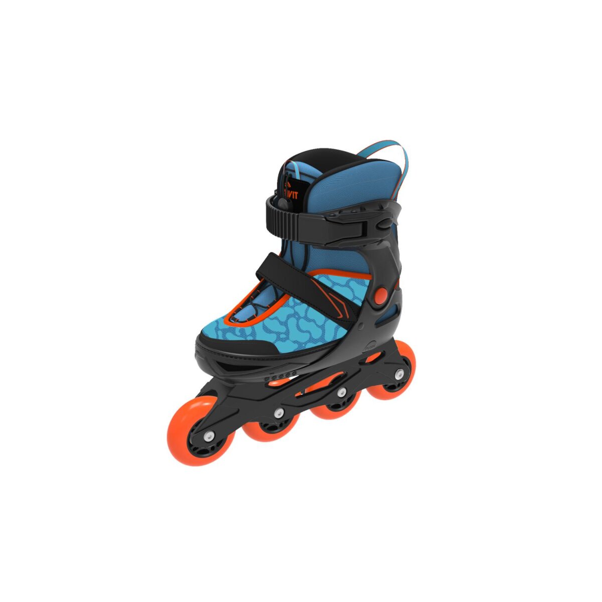 CRIVIT Kinder-Softboot-Inlineskates, mit Anziehhilfe und Tragegriff (Blau, 29-33) - B-Ware gut