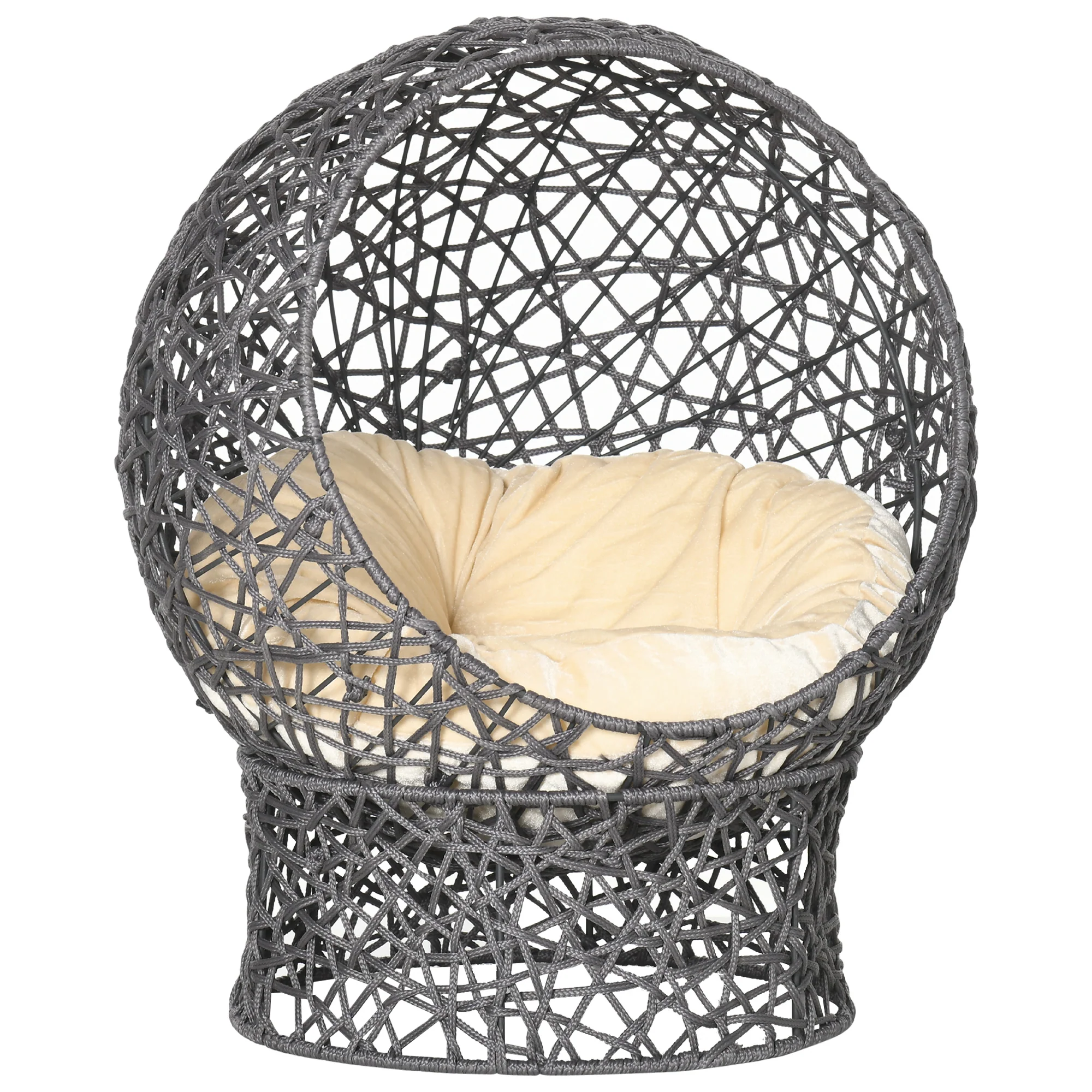 PawHut Katzenkorb Katzenhöhle erhöht geschützter Rückzugsort