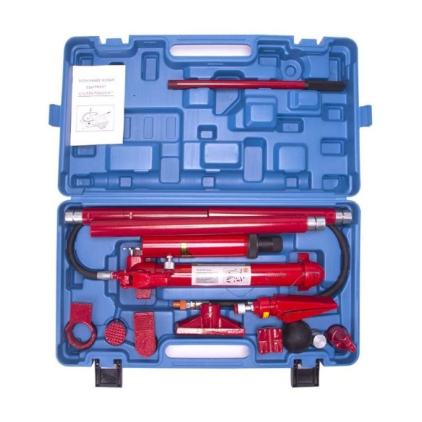 10 Ton Porta Power Hydraulic Jack Repair Kit Auto Shop Air Pump Lift Ram Body Frame Tool Heavy Set