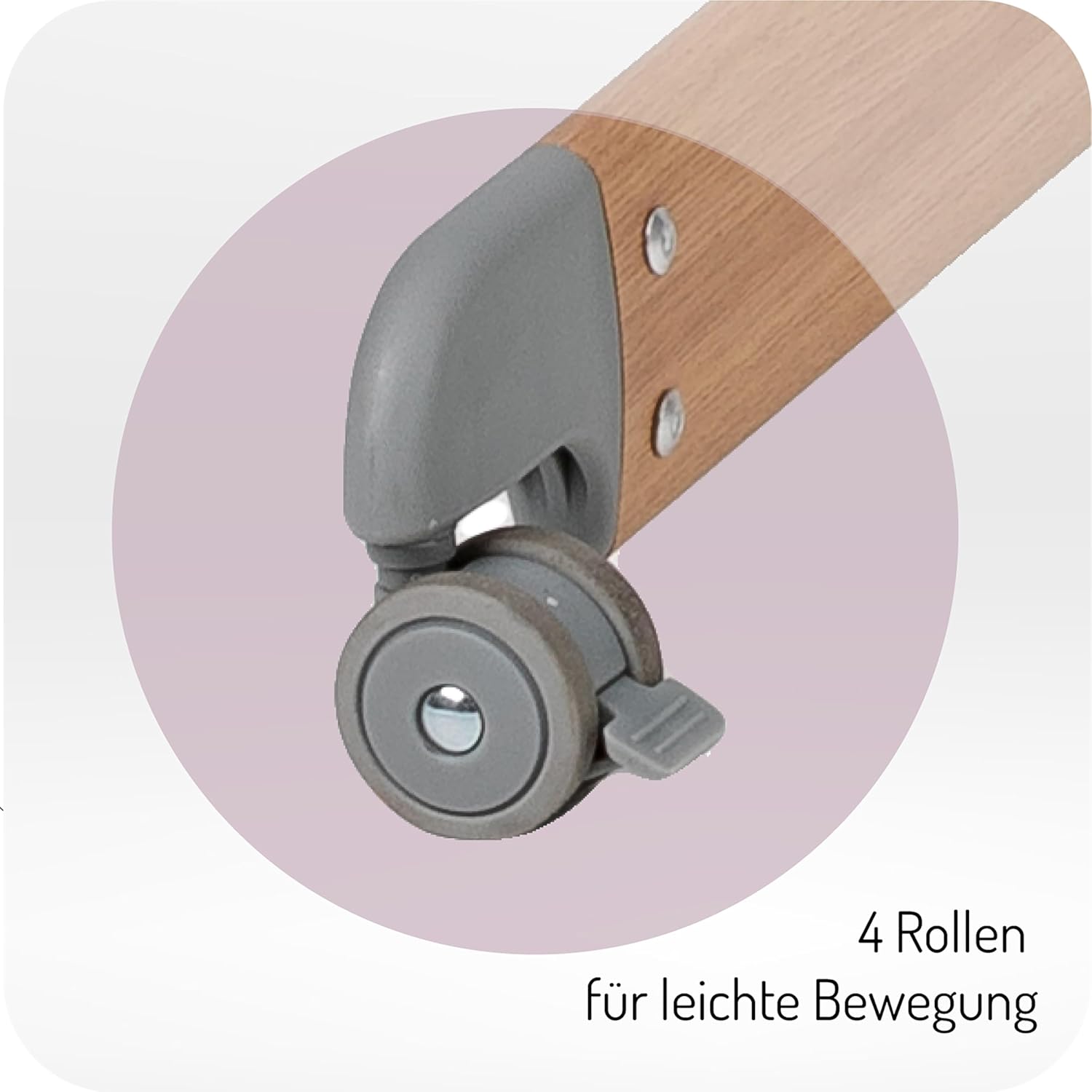 Momi SMART Bed 4-in-1 Kinderbeistellbetten bis 15 kg, Beistellbett für Babys mit Matratze, Höhenverstellbar