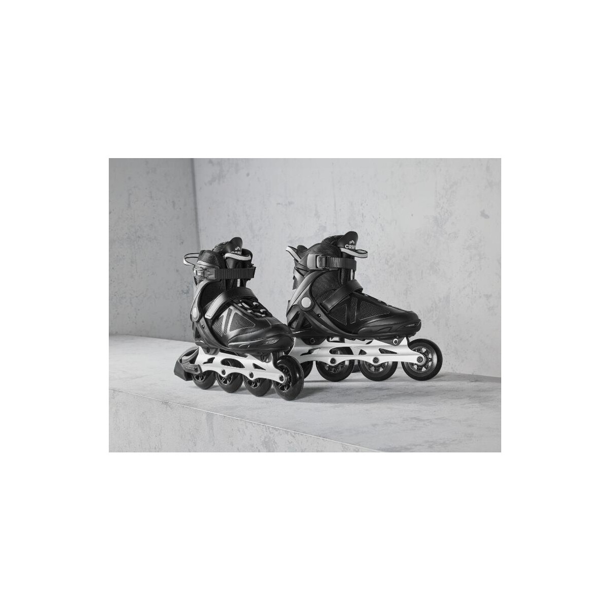 CRIVIT Damen-Inlineskates, Softboot, 41, schwarz - B-Ware sehr gut