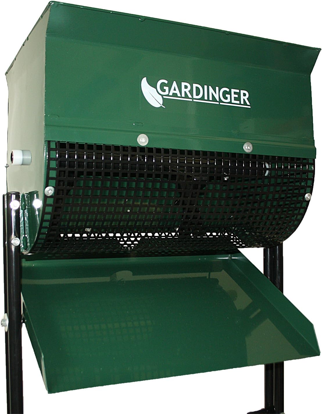 GARDINGER Feinkompostsieb Stahlblech lackiert mit Drehspindel Kompostsieb Rollsieb Feinkompostierer