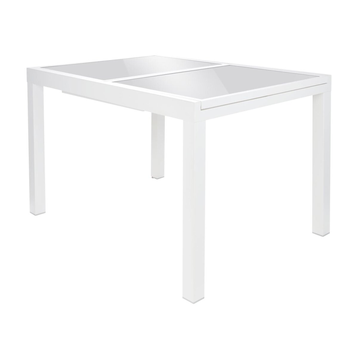 LIVARNO home Alu-Gartentisch »Houston«, ausziehbar, weiß/hellgrau - B-Ware sehr gut