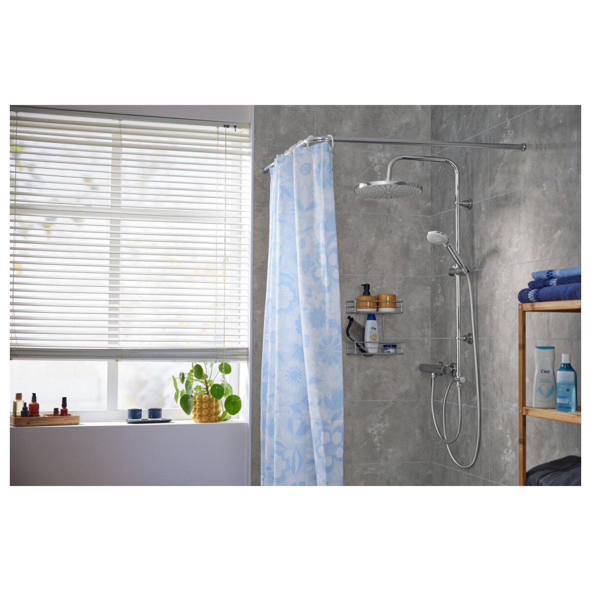 LIVARNO home XXL-Überkopfbrause, mit Anti-Tropf-System (chrom) - B-Ware sehr gut