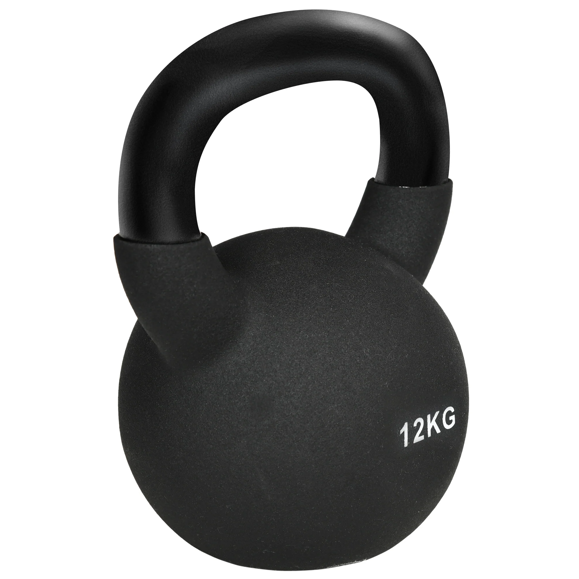 HOMCOM Kugelhantel Kettlebell massiv nahtloser Griff bodenschonend