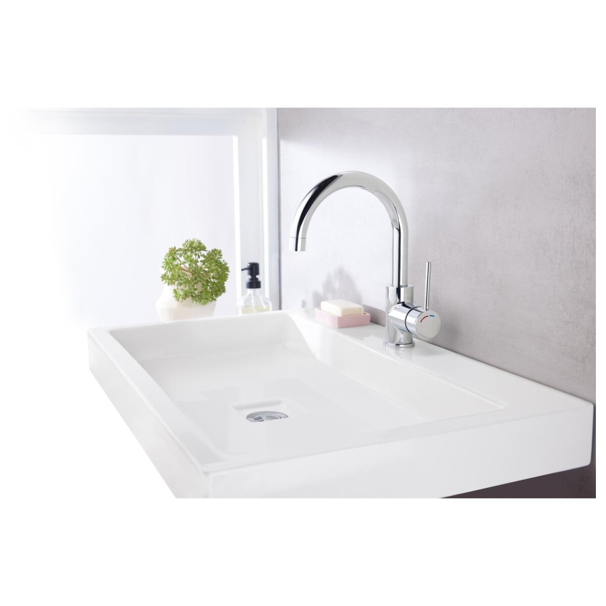 LIVARNO home Einhebel-Waschtischarmatur, mit schwenkbarem Auslauf (chrom) - B-Ware neuwertig