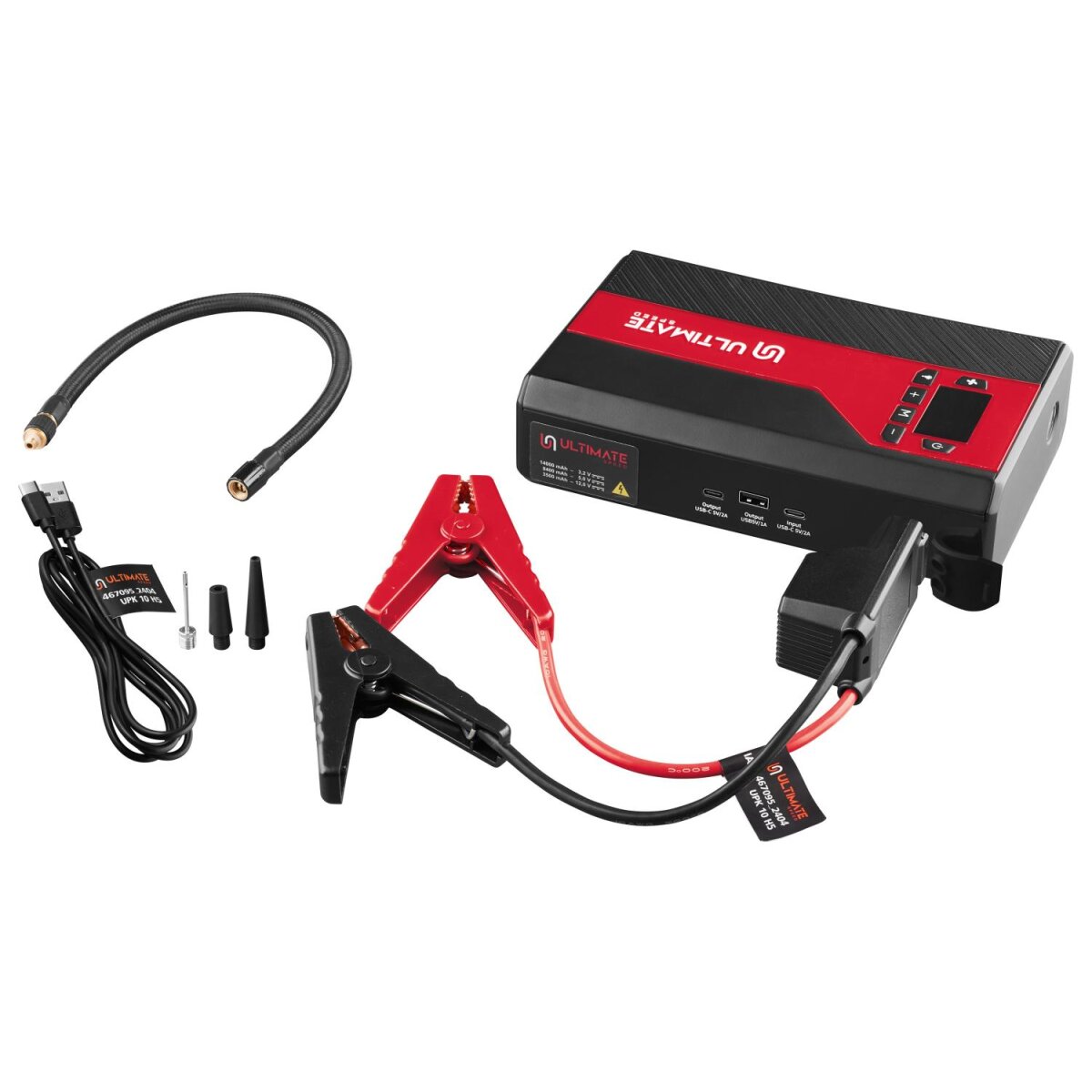 ULTIMATE SPEED® Autostarthilfe mit Kompressor und Powerbank »UPK 10 H5« - B-Ware sehr gut