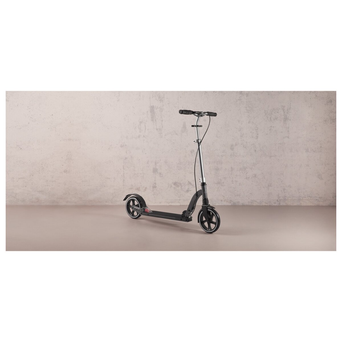 CRIVIT Big-Wheel-Scooter, mit Schnellklappmechanismus (Schwarz) - B-Ware sehr gut