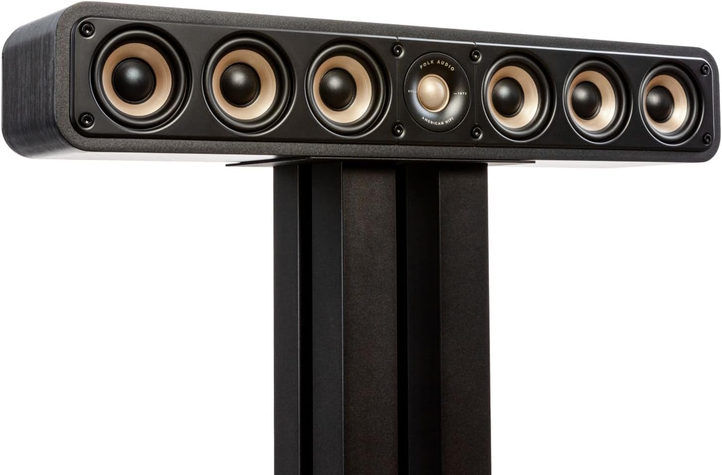 Polk Audio SIGS35CELWT Signature Elite ES35 Centerlautsprecher, schlanker, hochauflösender Center Lautsprecher, Hi-Res Zertifiziert, Dolby Atmos und DTS:X kompatibel, Weiß