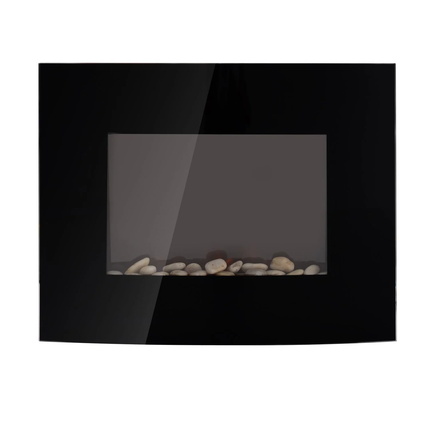 HOMCOM Elektrokamin LED-Flammeneffekt 7 Farben Überhitzungsschutz Edelstahl