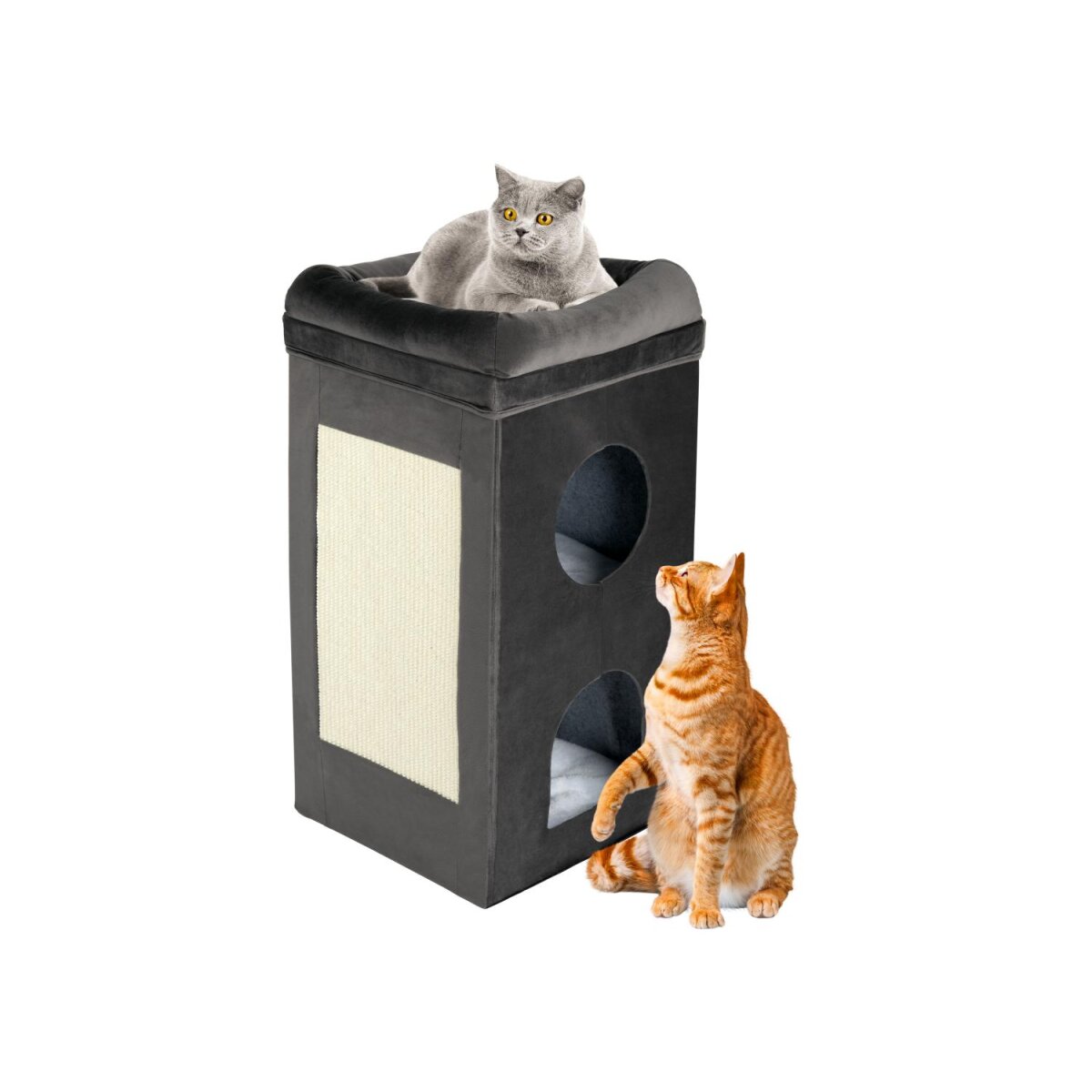 zoofari® Kratztonne mit Kissen, 39 x 77 x 39 cm - B-Ware sehr gut