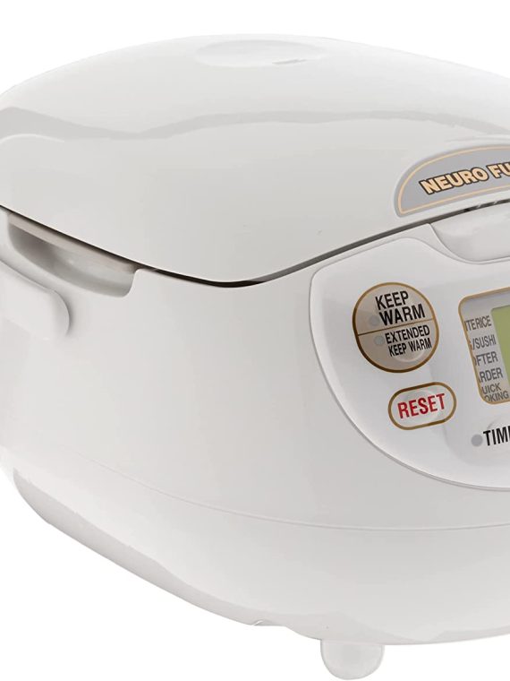 2025 Zojirushi, Made in Japan Neuro Fuzzy Rice Cooker, 5.5-Cup, Premium White