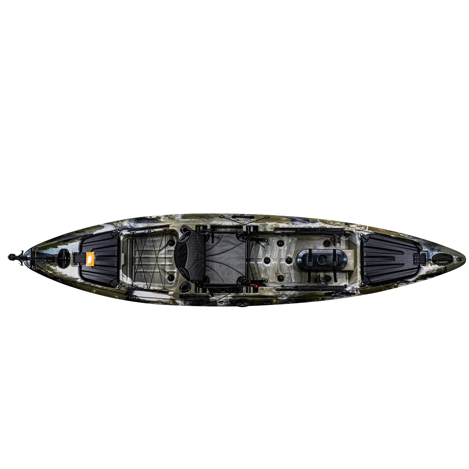 Garvee 13FT Fishing Kayaks, Sit on Top Kayak for Adults with Paddle Comfortable Seat, Capacity of 400LBS, Hard Shell Recreational Ocean Kayak Boat