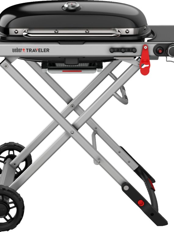 2025 Weber – Traveler Portable Gas Grill – Black