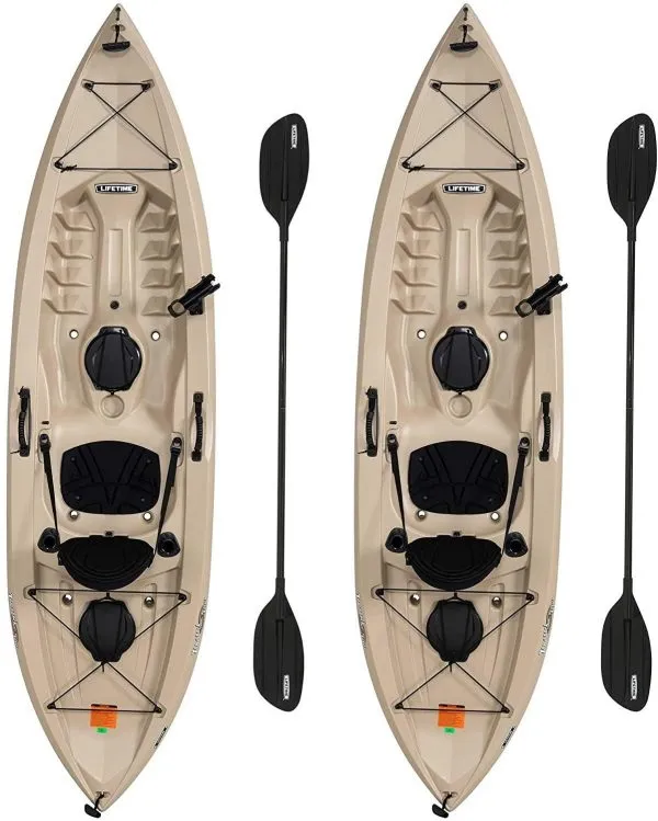 Lifetime 90806 Tamarack Angler 100 Fishing Kayak C 2 Pack (Paddles Included)