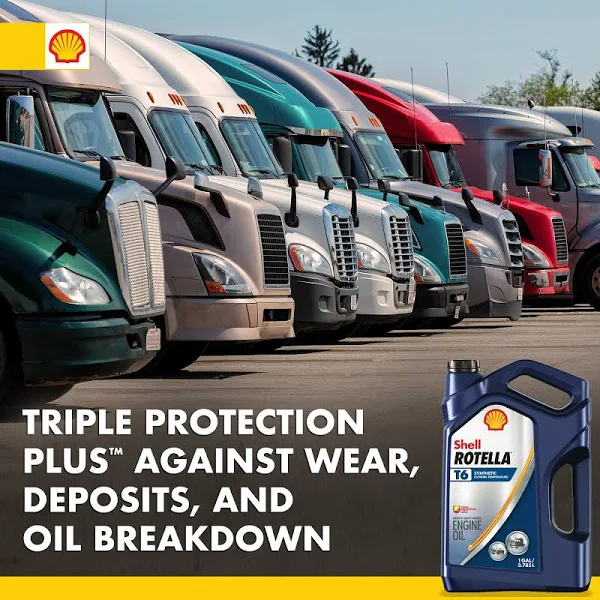 Rotella T6 5W-40 Full Synthetic DIESEL Engine Oil - 1 Gal