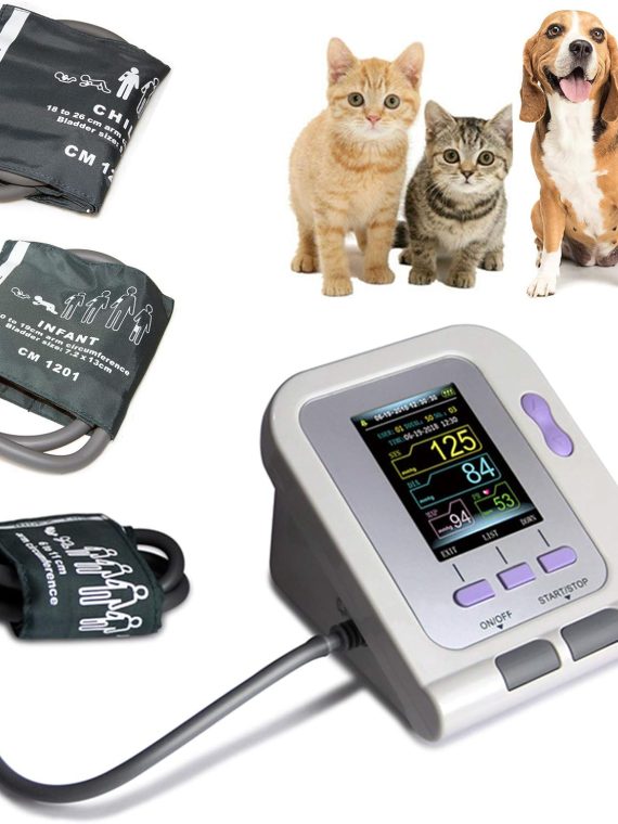 2025 Contec08A Vet Veterinary Animal Use Blood Pressure Monitor 3 Cuffs 6-11CM 10-19CM 18-26 CM