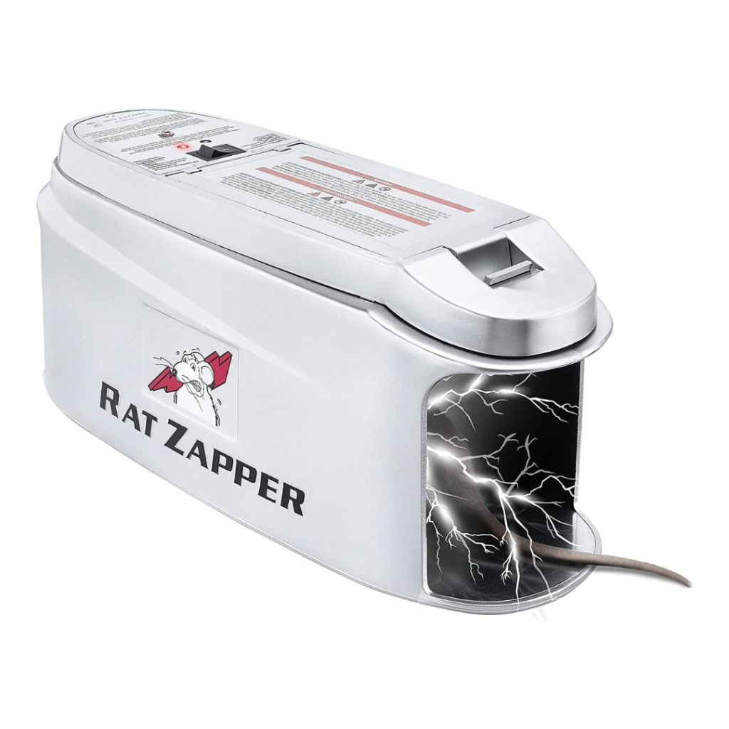 Teal Elite Electric Mouse Trap, Silver, Indoor Rodent Zapper with LED Alert, Modern Style, Model RZ100-B