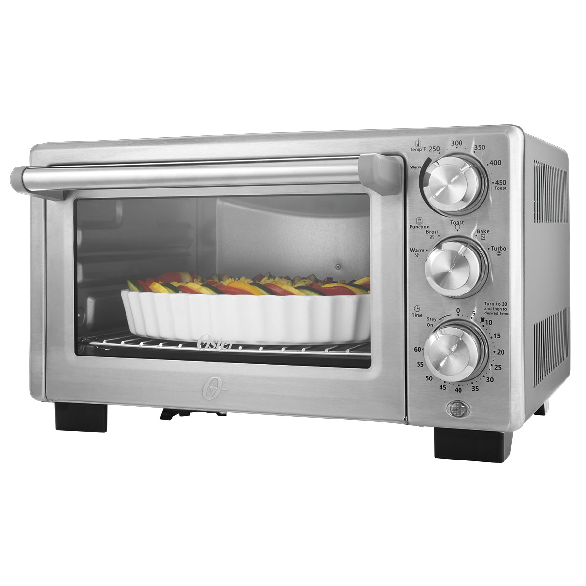 Oster Designed for Life Countertop Convection Toaster Oven, Stainless Steel