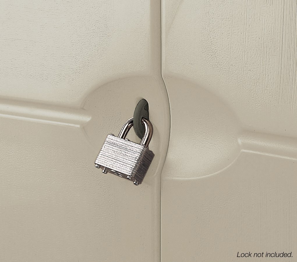 Rubbermaid Vertical Resin Weather Resistant Outdoor Storage Shed