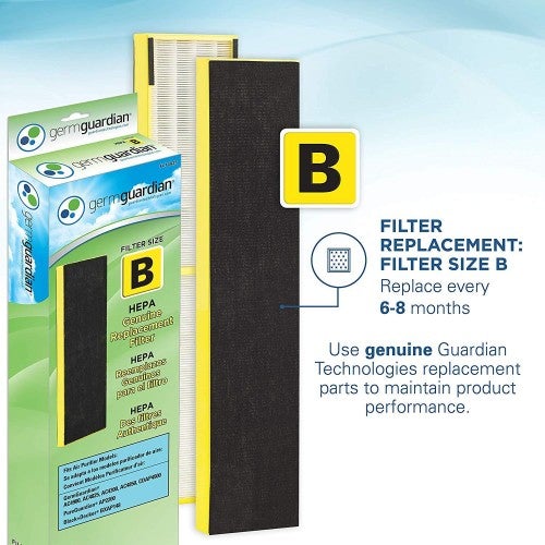 Germ Guardian WiFi Bluetooth Smart Voice Control Air Purifier for Home, True HEPA Filters Allergies, Pollen, Smoke, Dust, Pet Dander, UV-C Eliminates Germs, Mold, Odors, Quiet 22 inch 4-in-1 CDAP4500B