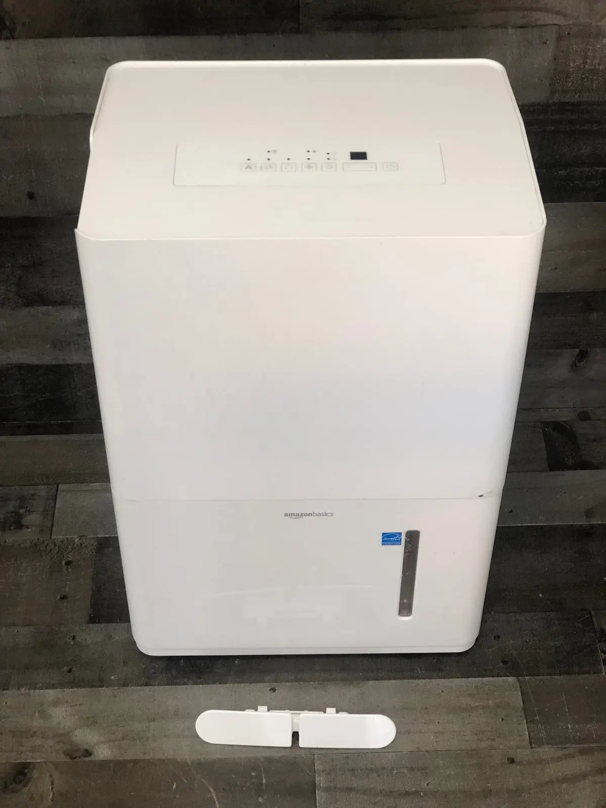 Amazon Basics Dehumidifier - For Areas Up to 2500 Square Feet, 35-Pint, Energy Star Certified, White