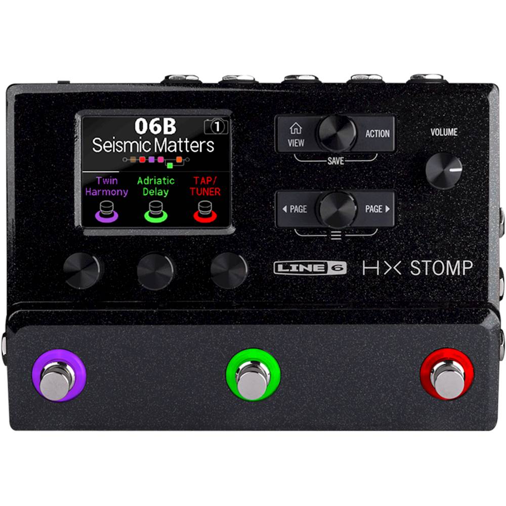 Line 6 – HX Stomp Guitar Effects Processor – Black