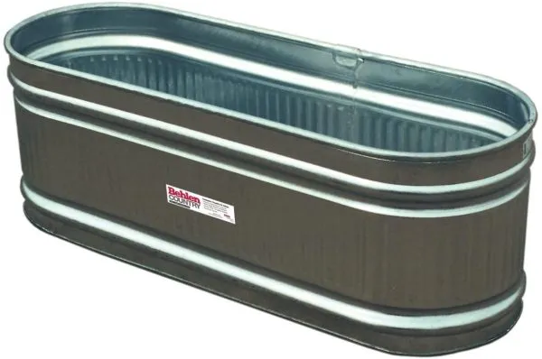 Behlen Country RE226 169-Gallon Galvanized Round-End Tank