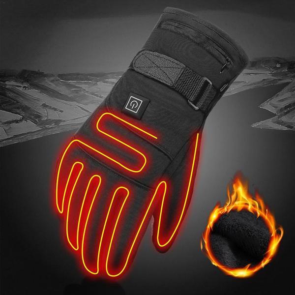 Electric Battery Heated Gloves – Rechargeable Waterproof Touchscreen Support Heated Gloves