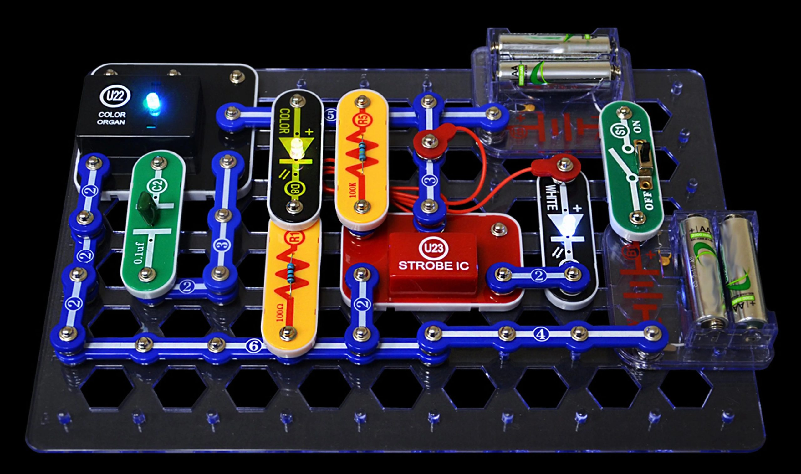 Snap Circuits® Light SCL175 | Electronics Exploration Kit | Over 175 Projects | STEM Educational Toys for Kids 8+