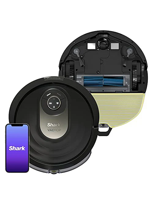 Shark AI Robot Vacuum & Mop, with Home Mapping, Perfect for Pets, Wifi, Works with Alexa, Black/Gold (AV2001WD)