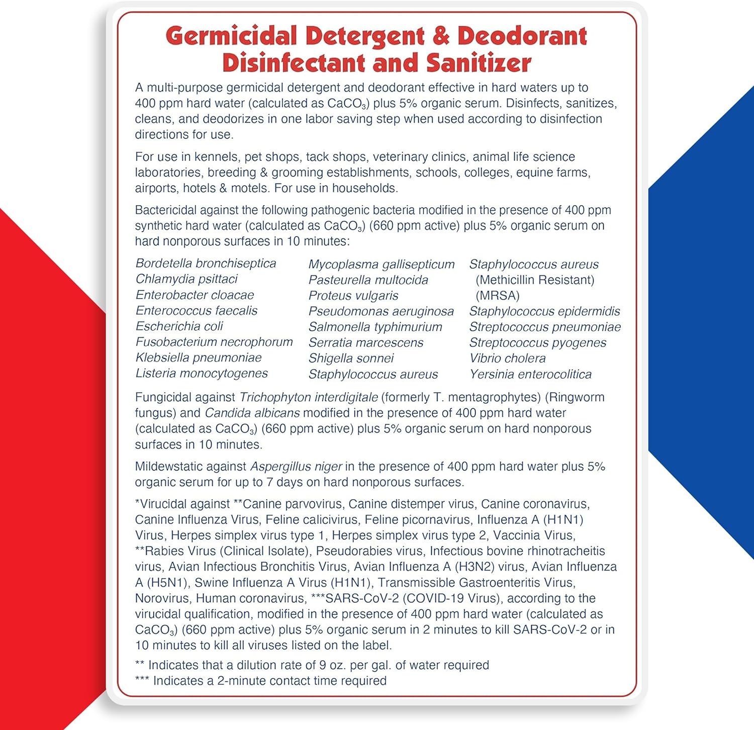 1-Step Kennel Cleaner – EPA Registered Liquid Concentrate Disinfectant and Deodorizer, Effective Against Bacteria and Viruses – 5 Gallons by Alpha Tech Pet