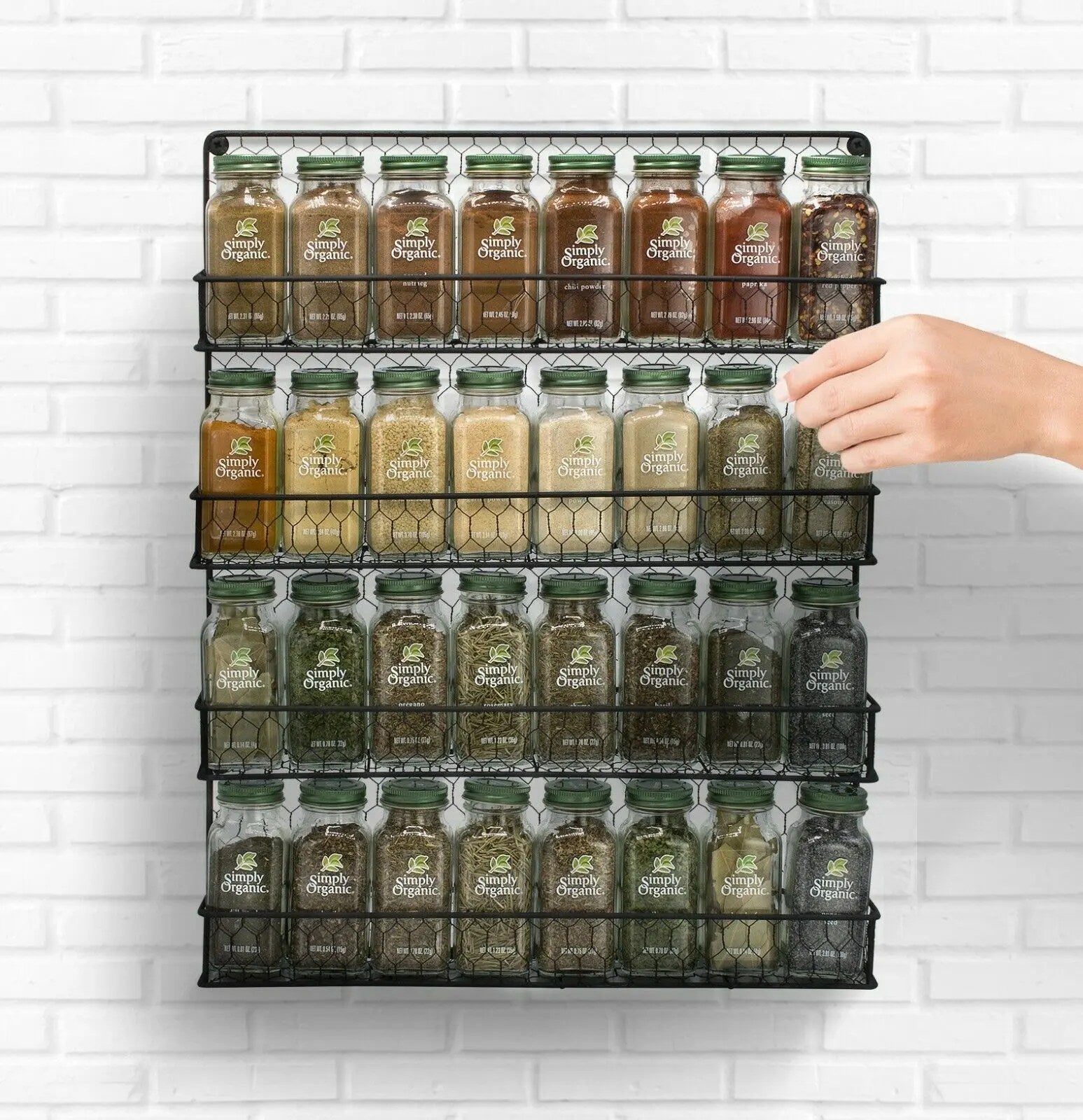 Kitchen Spice Rack Makeup Organizer Space Saving Shelf