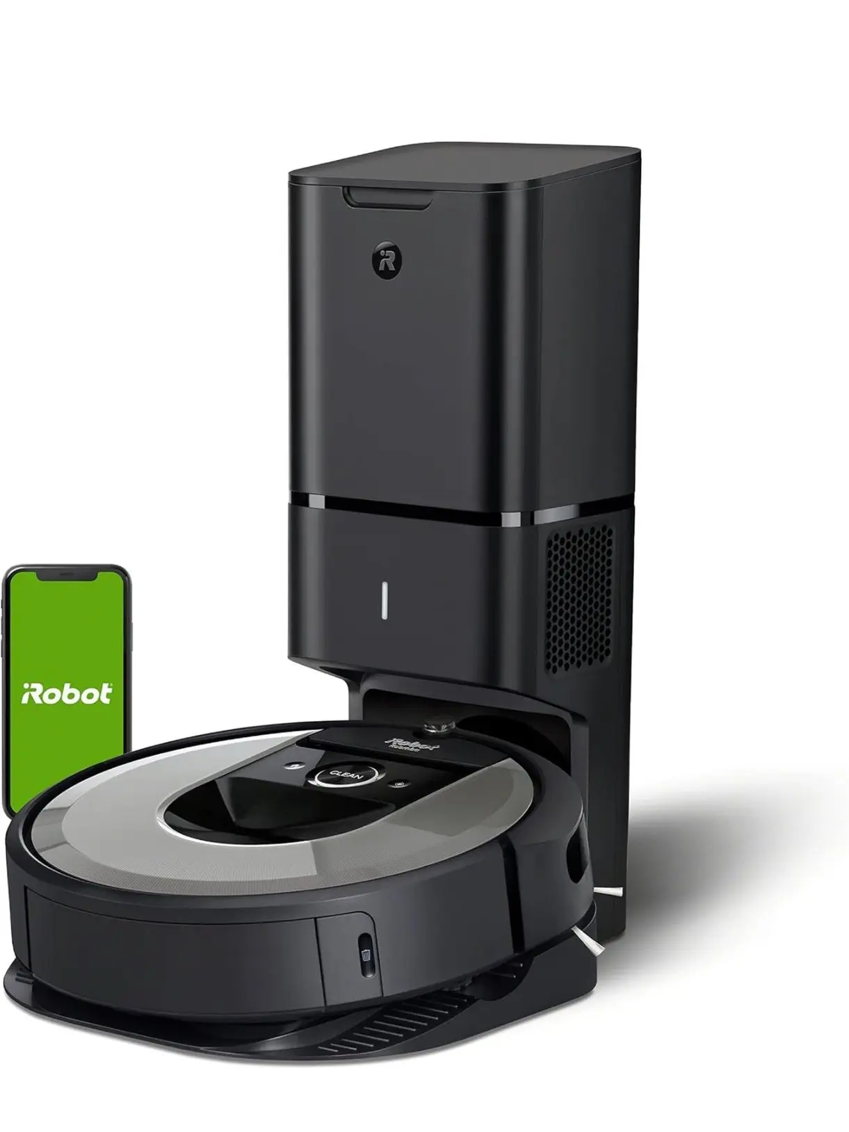 iRobot Roomba i6+ (6550) Robot Vacuum with Automatic Dirt Disposal-Empties Itself for up to 60 Days, Wi-Fi Connected, Works with Alexa, Carpets, Smart Mapping Upgrade - Clean & Schedule by Room