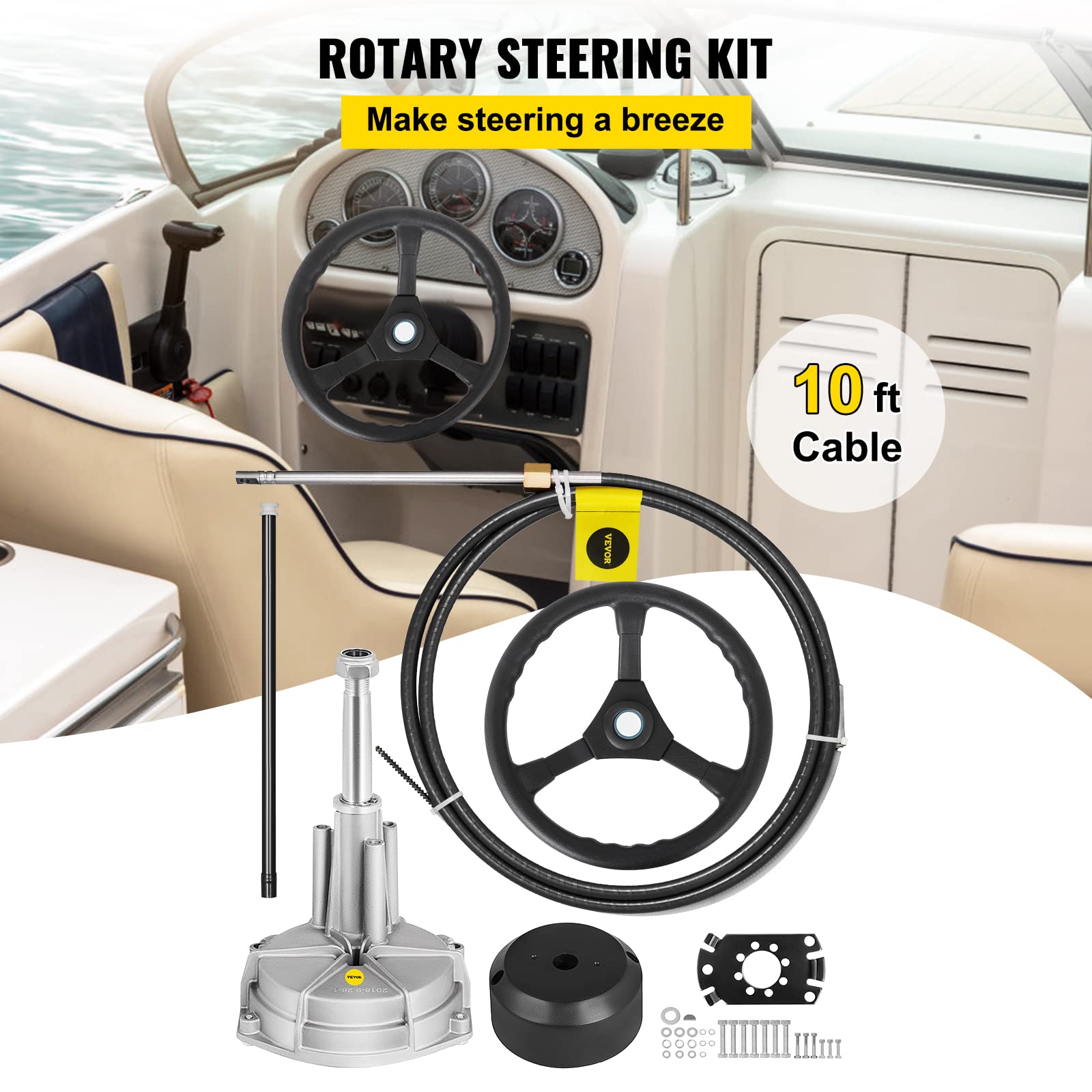 Bestauto Outboard Steering System