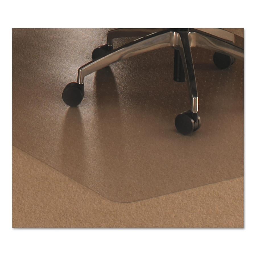 Floortex Cleartex Ultimate Polycarbonate Chair Mat for High Pile Carpets, 60 x 48
